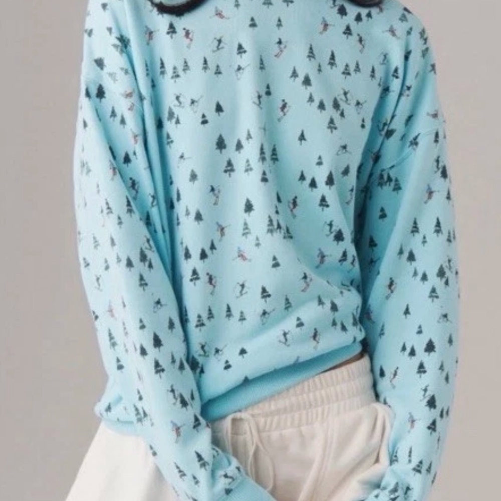 NWT Anthropologie x Beach Riot Oversized Crew Neck Sweatshirt